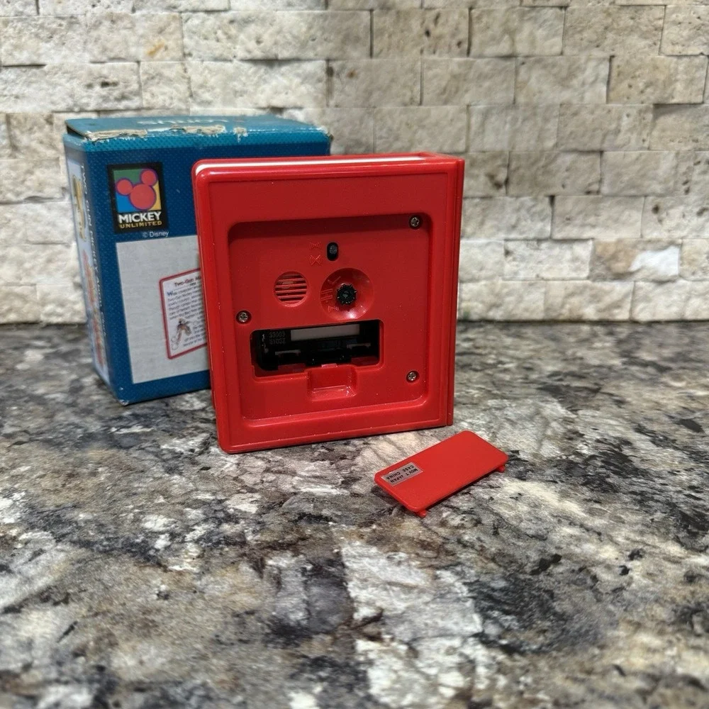 Lorus Disney Mickey Mouse Two Gun Mickey Alarm Clock